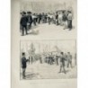 1894 I ESCRIME EPEE POINTE D'ARRET ASSAUT DUEL COMBAT