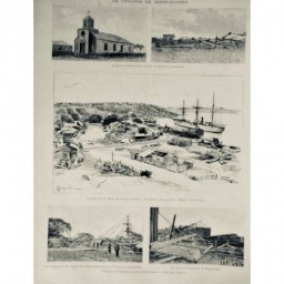 1894 I CYCLONE DIEGO-SUAREZ DESASTRE EGLISE ANTSIRANE BAIE