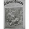 1892 CF VIELLE HOMME BANC BOIS JEUNE FILLE CORSET COLOMBES BUSTE PANIER WILLETTE