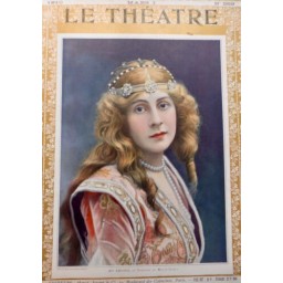 1910 THEATRE EDVINA LUCIEN GUITRY JULIETTE DARCOURT LE RUBICON