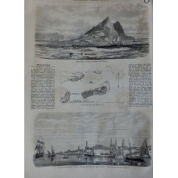 1859 I GIBRALTAR ILE MASSOUAH MER ROUGE