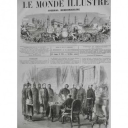 1870 MI DEFENSE SAISSET OBSERVATOIRE FORT LONGUE VUE OCCUPATION PLATEAU AVRON