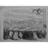 1851 VENDANGE SUISSE VEREY FETE VIGNERON CONVOI DEFILE CHAR 3 JOURNAUX