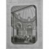 1865 I JUDAÏCA SYNAGOGUE ISRAELITE ALGER COUPOLE ARCHITECTURE SIMPLE ORNEMENT