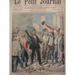 1894 VIGNERON REVOLTE MIDI VITICULTEUR MEETING CRISE ALBERT DEMISSION 6 JOURNAUX