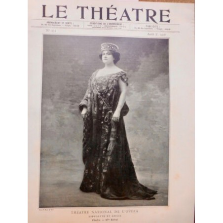 1908 THEATRE BREVAL GILDA DARTHY PHEDRE LAPEYRETTE SAMSON DALILA