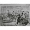 1862 MI EMPEREUR FRANCOIS JOSEPH EMPIRE AUTRICHE HONGRIE VERONE REVUE TROUPES