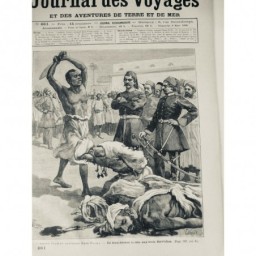 1890 MONDE MUSULMAN ISLAM EXECUTION TÊTEDERVICHE STANLEY EMIN-PACHA