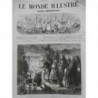 1873 MI NOEL TOURAINE MESSE MINUIT BENEDICTION BUCHE ENFANT VIERGE JESUS