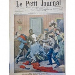 1907 PJ RACISME HOMME NOIR LIGOTER DEPOUILLER BLANCHIEMENT RIPOLIN