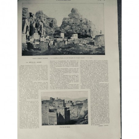 1911 MONDE MUSULMAN ISLAM SANAA REVOLTE YEMEN INSURGE CITADELLE