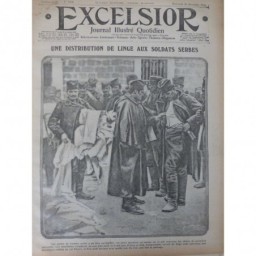 1915 GRANDE GUERRE SERBE CROIX ROUGE POILUS EXODE ROI PIERRE CORFOU 9 JOURNEAUX