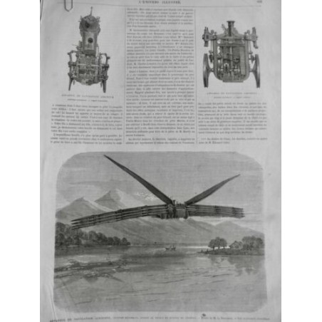 1868 UI AVIATION APPAREIL NAVIGATION AERIENNE KAUFMANN