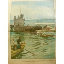 1923 DC AIR AVIATION SOUS MARIN HYDRAVION MARINE ETATS UNIS