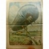 1923 DC AIR AVIATION BALLON DIRIGEABLE ZEPPELIN VENT PANNEAU TELEGRAPHIQUE TOILE