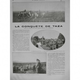 1914 MI MAROC PRISE TAZA TROUPE GUERCIF BAUMGARTEN BOYER OBSEQUE LACROIX