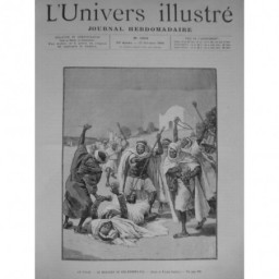 1891 UI MAROC TOUAT MEURTRE BEN MEMMER SYA LANCE COUTEAU ASSASSINAT BOMBLED