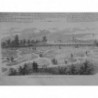 1874 PHOTO MONTSOURIS GEORAMA JARDIN GEOGRAPHIQUE GAILDREAU