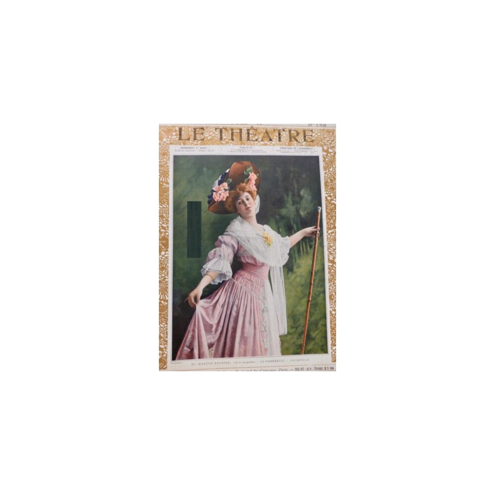 1904 THEATRE MARTHE REGNIER PASSERELLE PAULE ANDRAL ESBROUFE