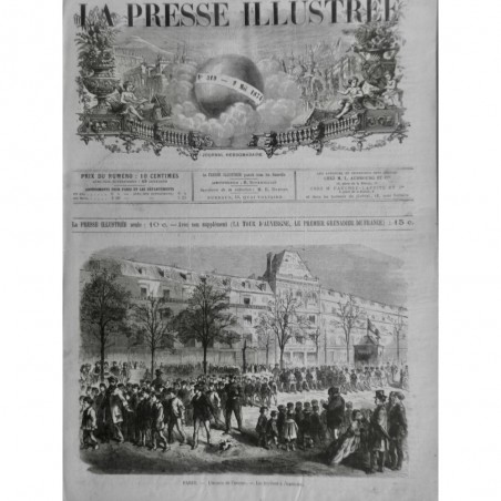 1874 PI ENFANT SOLDAT BATAILLON SCOLAIRE PARIS ARMEE AVENIR ECOLIER EXERCICE