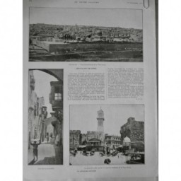 1917 PALESTINE JERUSALEM DELIVRANCE PORTE JAFFA TOUR NOIRE MECQUE