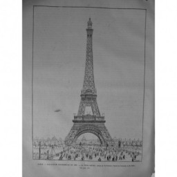 1888 TOUR EIFFEL EXPOSITION LABORATOIRE POMPE COMPRESSION 2 JOURNEAUX