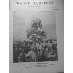 1918 FI GUERRE LILLE STATUE SOCLE BUREAU SOUSCRIPTION EMPRUNT