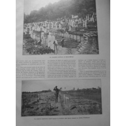 1918 FI GUERRE CIMETIERE MILITAIRE SAINT MIHIEL CLAIRON VICTOIRE