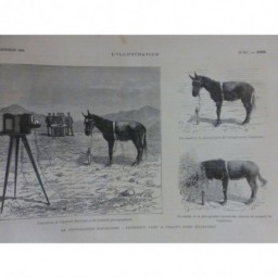 1881 PHOTO PHOTOGRAPHIE INSTANTANEE WILLET'S POINT APPAREIL ELECTRIQUE