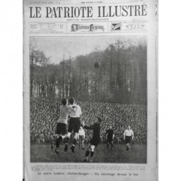 1925 PI FOOTBALL MATCH LONDRES DIABLES ROUGES PARC DUDEN VAINQUEUR