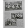 1908 I FOOTBALL AMERICAIN RUGBY FRANCO-GALLOIS MELÉE ESSAI BUT