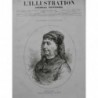 1876 I GEORGE SAND PORTRAIT CARRIERE OEUVRES NOHANT RESIDENCE TOMBEAU 2 JOURNAUX