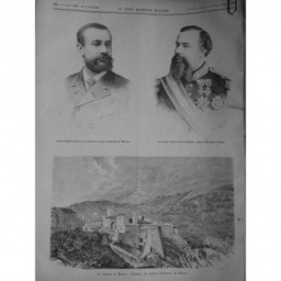 1889 PM CHATEAU MONACO RESIDENCE PRINCES SOUVERAINS