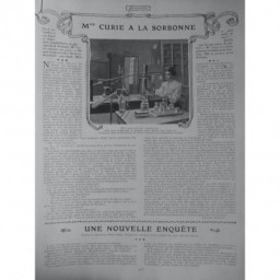 1906 F MME CURIE SORBONNE