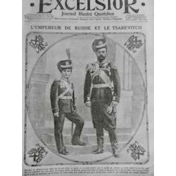 1915 E RUSSIE EMPEREUR NICOLAS II TSAREVITCH UNIFORME