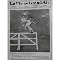 1909 VGA ATHLETISME FAILLIOT CHAMPION FRANCE SAUT LONGUEUR HAIE