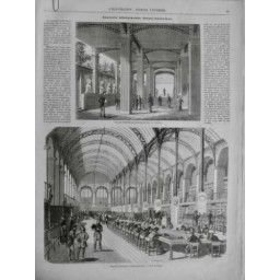 1851 I BIBLIOTHEQUE SAINTE GENEVIEVE SALLE LECTURE VESTIBULE