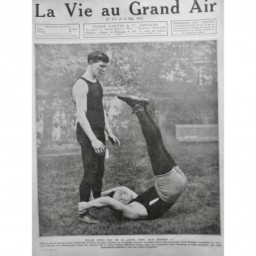 1912 VGA LUTTE WILLIE LEWIS BOXER JACK DENNING CARPENTIER ENTRAINEMENT