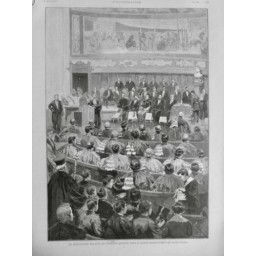 1892 I SORBONNE CONCOURS DISTRIBUTION PRIX GRAND AMPHITHEATRE