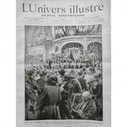 1900 UI EXPOSITION PRESIDENT REPUBLIQUE LOUBET DISCOURT INAUGURATION BEDON