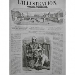 1864 I ROI CAMBODGE PHRA-NORODON SAÏGON JONQUIERES VISITE PORTRAIT