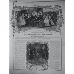 1904 F COMPAGNES LEON TOLSTOI GRAND ECRIVAIN RUSSE