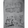 1865 UI VOSGES CHERCHEUSES FRAISES BOIS BUCHERONS DESSIN M. T. SHULER