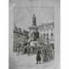 1890 UI LISBONNE PORTUGAL STATUE CAMOËNS MANIFESTATION DIFFEREND ANGLO-PORTUGAIS