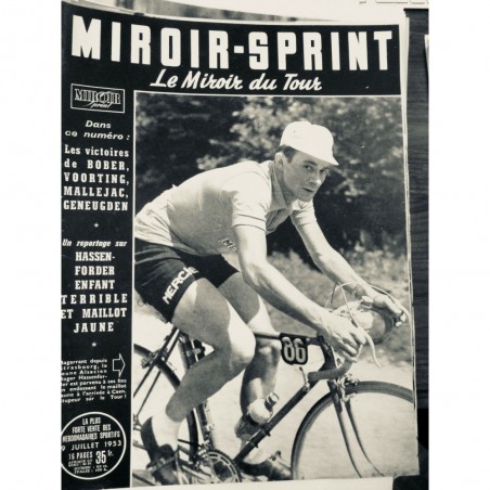 1953 MIROIR SPRINTTOUR DE FRANCE BOBER VOORTING GENEUGDER