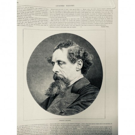 1870 UNIVERS ILLUSTRE CHARLES DICKENS MORT