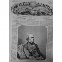 1862 UNIVERS ILLUSTRE HALEVYNE AUTEUR ECLAIR ACADEMIE BEAUX ARTS