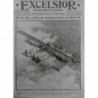 1916 E AVIATION ARMEE AVION BOMBARDIER VOL NUAGE LIGNE ALLEMANDE