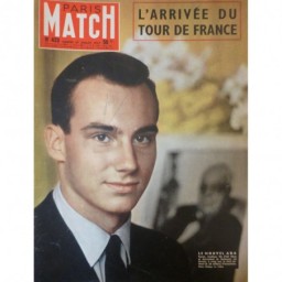 1957 PARIS MATCH PORTRAIT AGA KAN 20 ANS