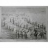 1861 MI GUERRE AMERIQUE RADE HAMPTON FLOTTES NAVALES